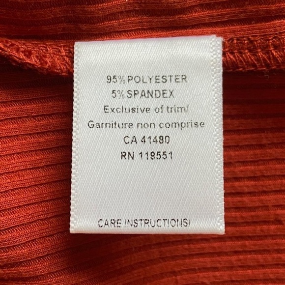 Gentle Fawn Ribbed Knit Maxi Skirt in Burnt Orange - Picture 6 of 7